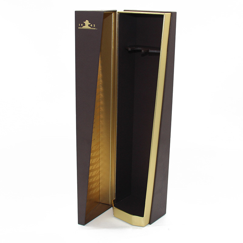 Wine Cardboard Packaging Box , Flap Gift Box CMYK Color Printing