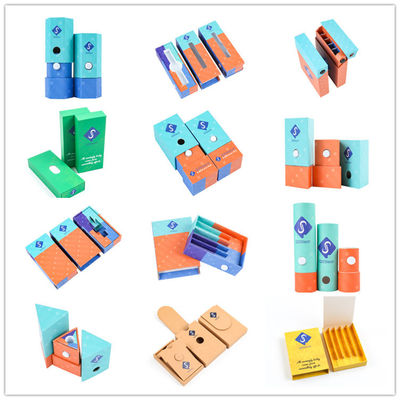 Custom Logo Pre Roll Vape Packaging Box Child Proof Biodegradable