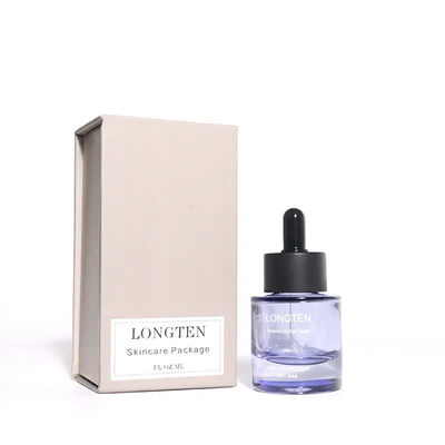 Luxury Round Skincare Glass Bottle For Cosmetic Cream Toner Lotion