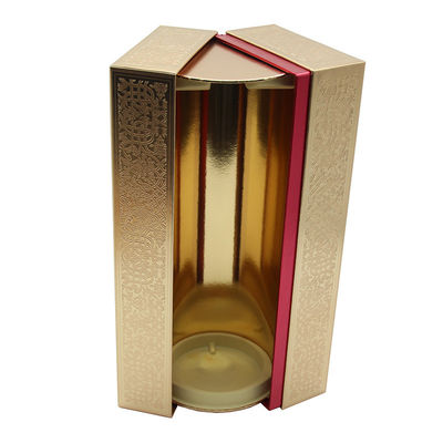 Food Grade Recycled Luxury Cardboard Box Biodegradable With Gold Foil Printing