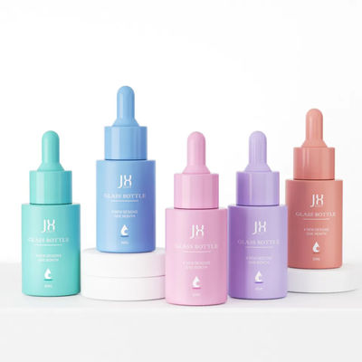 Frosted Amber Cosmetics Glass Bottle 30ml 50ml 60ml For Face Serum