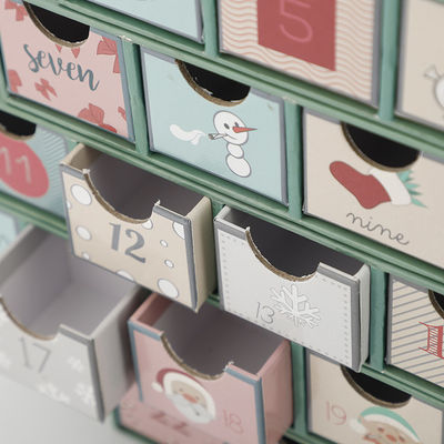 Biodegradable Decorative Paper Storage Boxes For Christmas Gift Boxes With Drawers