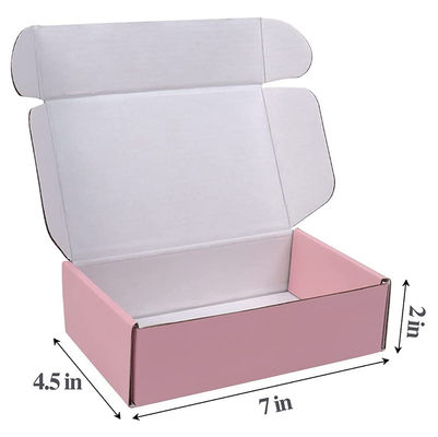 OEM Custom Printed Corrugated Boxes For Jewelry Shopping Mailing Square Box