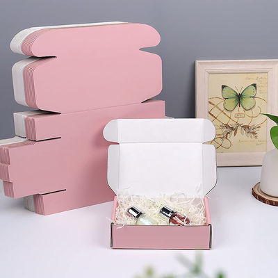 OEM Custom Printed Corrugated Boxes For Jewelry Shopping Mailing Square Box