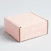 Reusable Custom Printed Corrugated Shipping Boxes For Skin Care Packing