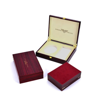 Piano Paint MDF Pasted Special Paper Empty Wooden Gift Packaging Box High Gloss