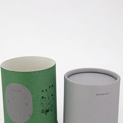 Luxury Custom Paper Tube Box For Candles Cosmetic Tube Packaging With a Window Cut
