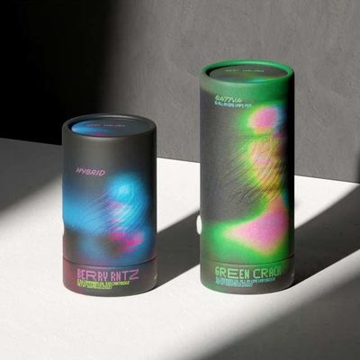 Eco-Friendly Customized Nb-Pack Paper Tube Packaging With Child Resistant Buttons