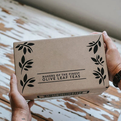 Custom Food Grade Herbal Tea Paper Tube Sealed Kraft Paper Cylindrical Tube Packaging Container